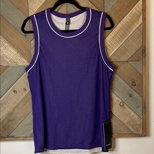 lululemon athletica Purple Sleeveless Mesh Shirt